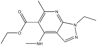 1-Ethyl-4-(methylamino)-6-methyl-1H-pyrazolo[3,4-b]pyridine-5-carboxylic acid ethyl ester