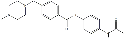 4-(Acetylamino)phenol 4-[(4-methylpiperazin-1-yl)methyl]benzoate