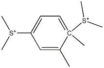 1,4-Xylylenebis(dimethylsulfonium) Struktur