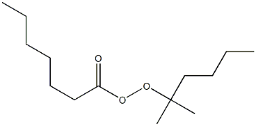 Heptaneperoxoic acid 1,1-dimethylpentyl ester 结构式