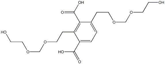 2,4-Bis(7-hydroxy-3,5-dioxaheptan-1-yl)isophthalic acid