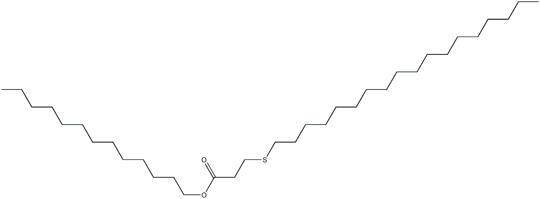 3-(Octadecylthio)propionic acid tridecyl ester Struktur