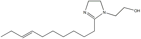 2-(7-Decenyl)-2-imidazoline-1-ethanol Struktur