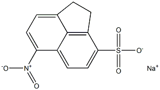 6-Nitroacenaphthene-3-sulfonic acid sodium salt Structure