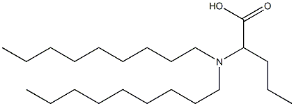 2-(Dinonylamino)valeric acid