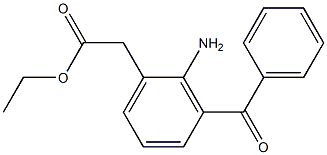 2-Amino-3-benzoylbenzeneacetic acid ethyl ester