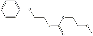 Carbonic acid 2-phenoxyethyl 2-methoxyethyl ester 结构式