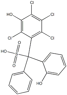  (2,4,5,6-Tetrachloro-3-hydroxyphenyl)(2-hydroxyphenyl)phenylmethanesulfonic acid