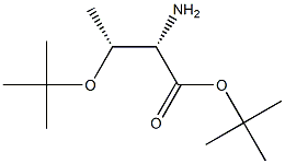 O-(1,1-Dimethylethyl)-L-threonine 1,1-dimethylethyl ester,,结构式