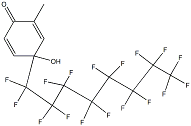 4-(Heptadecafluorooctyl)-4-hydroxy-2-methyl-2,5-cyclohexadien-1-one