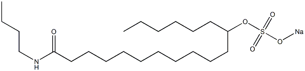 12-(Sodiosulfo)oxy-N-butyloctadecanamide|