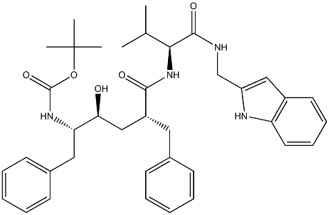 (2S)-2-[[(2R,4S,5S)-5-(tert-Butoxycarbonylamino)-2-benzyl-4-hydroxy-6-phenylhexanoyl]amino]-N-[(1H-indol-2-yl)methyl]-3-methylbutyramide