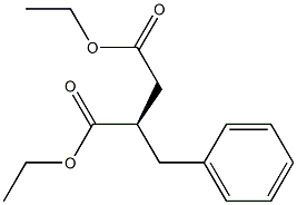 [R,(+)]-2-Benzylsuccinic acid diethyl ester Struktur
