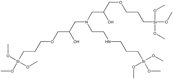  N-[3-(Trimethoxysilyl)propyl]-N',N'-bis[2-hydroxy-3-[3-(trimethoxysilyl)propoxy]propyl]ethylenediamine
