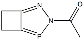 3-Acetyl-2,3-diaza-4-phosphabicyclo[3.2.0]hepta-1,4-diene Structure