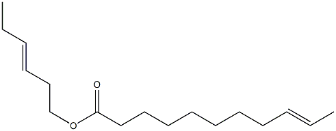 9-Undecenoic acid 3-hexenyl ester Structure