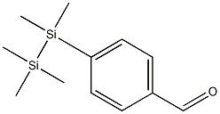 4-(ペンタメチルジシラニル)ベンズアルデヒド 化学構造式