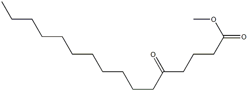 5-オキソヘキサデカン酸メチル 化学構造式