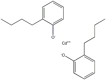 Cadmium bis(2-butylphenolate) Struktur