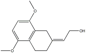 2-[(Z)-5,8-Dimethoxytetralin-2-ylidene]ethanol Struktur