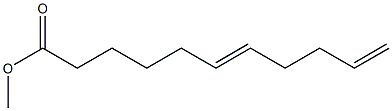 6,10-Undecadienoic acid methyl ester Struktur