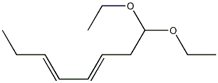 3,5-Octadienal diethyl acetal Structure