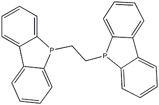 5,5'-(1,2-エタンジイル)ビス(5H-ジベンゾホスホール) 化学構造式