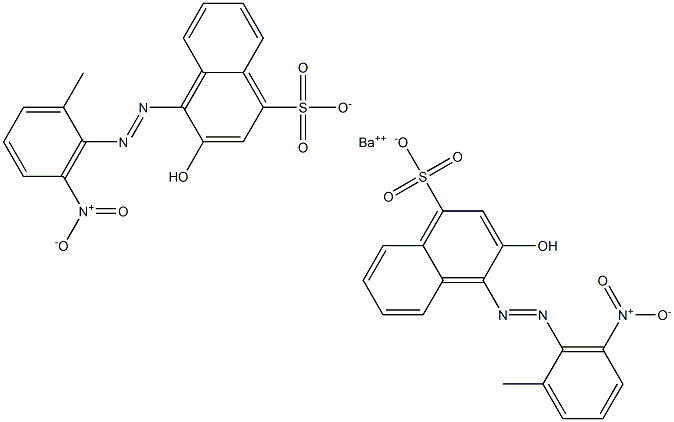 Bis[1-[(2-methyl-6-nitrophenyl)azo]-2-hydroxy-4-naphthalenesulfonic acid]barium salt