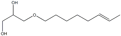 3-(6-Octenyloxy)-1,2-propanediol Structure