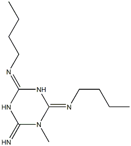 Hexahydro-1-methyl-2-imino-4,6-bis(butylimino)-1,3,5-triazine|