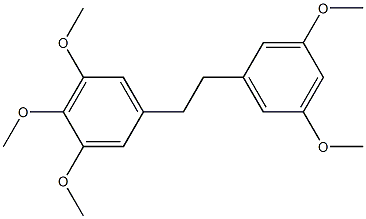 3,3',4,5,5'-ペンタメトキシビベンジル 化学構造式