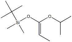 (E)-1-Isopropoxy-1-(tert-butyldimethylsiloxy)-1-propene 结构式