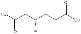 (S)-3-Methylhexanedioic acid Struktur