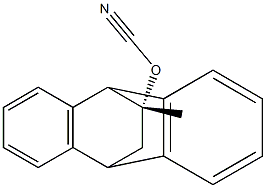 [(11R)-(9,10-ジヒドロ-11-メチル-9,10-エタノアントラセン)-11-イル]シアナート 化学構造式