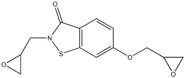 2-(Oxiranylmethyl)-6-(oxiranylmethoxy)-1,2-benzisothiazol-3(2H)-one