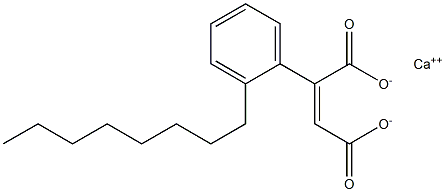 2-(2-Octylphenyl)maleic acid calcium salt Structure