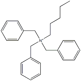 Pentyltribenzylaminium Structure