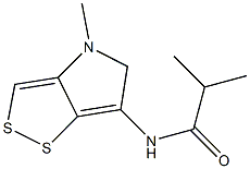 异丁二硫吡咯素, 860384-46-9, 结构式