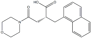 [R,(-)]-3-(Morpholinocarbonyl)-2-(1-naphtylmethyl)propionic acid
