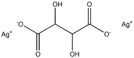 DL-酒石酸銀(I) 化学構造式
