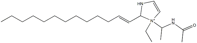 1-[1-(Acetylamino)ethyl]-1-ethyl-2-(1-tridecenyl)-4-imidazoline-1-ium