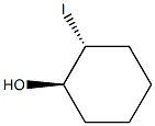 2α-ヨードシクロヘキサン-1β-オール 化学構造式