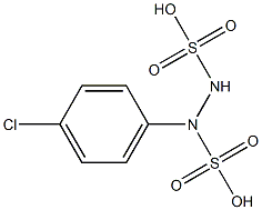 1-(p-Chlorophenyl)hydrazine-1,2-disulfonic acid