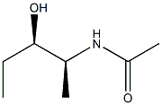 (2S,3R)-2-Acetylamino-3-pentanol Structure