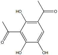 3,5-Diacetyl-1,2,4-trihydroxybenzene Structure