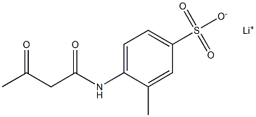 4-(Acetoacetylamino)-3-methylbenzenesulfonic acid lithium salt
