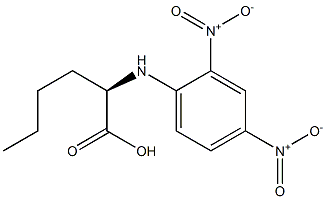 (R)-2-[(2,4-Dinitrophenyl)amino]hexanoic acid Structure