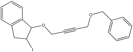 2-Iodo-1-(4-benzyloxy-2-butynyloxy)indane