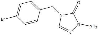 1-Amino-4-(p-bromobenzyl)-1H-1,2,4-triazol-5(4H)-one
