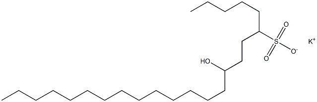 9-Hydroxytricosane-6-sulfonic acid potassium salt